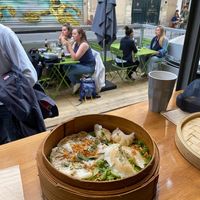 Mix steamed dumplings at Tien Hiang in Paris