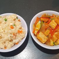 Fried Rice & Cashew 'chicken' at Tien Hiang in Paris