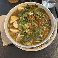 Vegan pho  at Tien Hiang in Paris