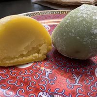 Mochis de mango y te marcha  at Tien Hiang in Paris