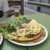 Bánh Xèo, Vietnamese pancake at Tien Hiang in Paris