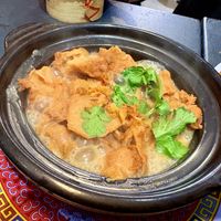 Caramelised cooking “chicken” pot   at Tien Hiang in Paris
