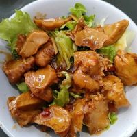 Poulet gingembre vegan at Tien Hiang in Paris