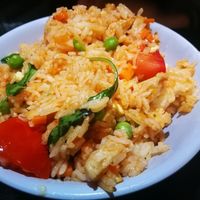 Vietnamese rice with "chicken" at Tien Hiang in Paris