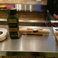 cashew cheese, fresh juice and vegan sushi at JU in Buenos Aires