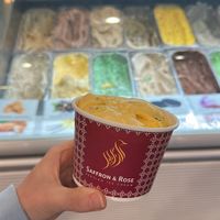   at Saffron & Rose Ice Cream in West Los Angeles