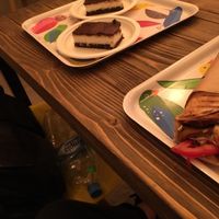 Bounty cake at Vegab in Krakow