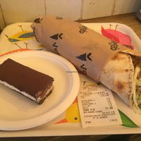 ";Tortilla"; and dessert at Vegab in Krakow