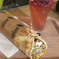 The Beirut with rose lemonade   at Vegab in Krakow