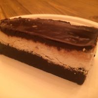 Chocolte and coconut cake (Bounty). Very good! Very rich! at Vegab in Krakow