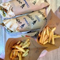 Beirut kebabs & classic fries  at Vegab in Krakow