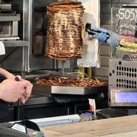 Kebab ‘meat'  at Vegab in Krakow