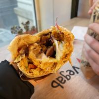 Vegan cheezy  at Vegab in Krakow