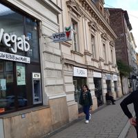 Easy to find. About a 10 minute walk from Krakow's main Market place at Vegab in Krakow
