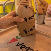 Huge vegan kebab! at Vegab in Krakow