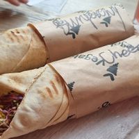 Cheesy and burgerowy kebabs at Vegab in Krakow