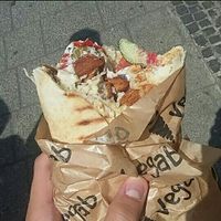 Tasty non-cruelty kebab   at Vegab in Krakow
