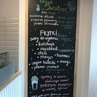 Fries menu at Vegab in Krakow