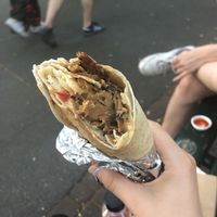 Delicious vegan kebab! at Vegab in Krakow