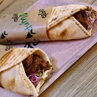 Aloha and Olymp wraps at Vegab in Krakow