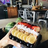 Traditional Açaí with Almonds & Almond Butter at Utopia Juice Bar in Pompano Beach