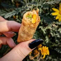 Spring roll at Trang Bakery and Cafe in Collingwood