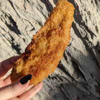 Battered eggplant at Trang Bakery and Cafe in Collingwood