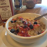 best granola ever and Foundation juice  at Nectar in Asheville