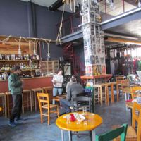 Inside the bar at 500 Miles Away in Athens