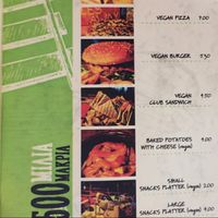 menu at 500 Miles Away in Athens