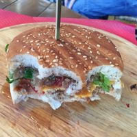 very tasty burgers at 500 Miles Away in Athens