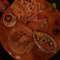 Pizza, burger, capuccino etc  at 500 Miles Away in Athens