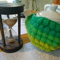 Tea & timer at Zen Tea in San Martin De Los Andes