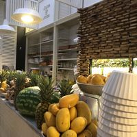 The mangos are the best at ginger  at Ginger in Rome