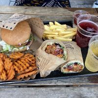 Schnitzel Burger and Burrito at Swing Kitchen - Operngasse in Vienna