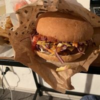 Cheese burger at Swing Kitchen - Operngasse in Vienna