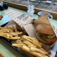 vienna burger  at Swing Kitchen - Operngasse in Vienna