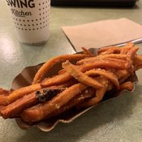 Sweet potato fries  at Swing Kitchen - Operngasse in Vienna