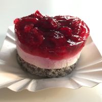 Raspberry Yoghurt Poppy Tart! at Swing Kitchen - Operngasse in Vienna