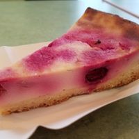 cherry cheesecake at Swing Kitchen - Operngasse in Vienna