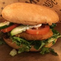 Vienna burger at Swing Kitchen - Operngasse in Vienna