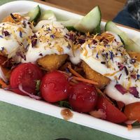 Salad with nuggets at Swing Kitchen - Operngasse in Vienna