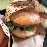 Vienna burger at Swing Kitchen - Operngasse in Vienna