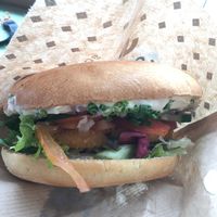 Vienna burger  at Swing Kitchen - Operngasse in Vienna