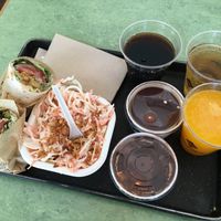 Swiss wrap and Coleslaw  at Swing Kitchen - Operngasse in Vienna