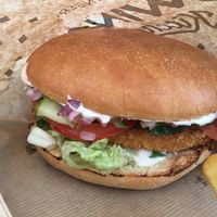Schnitzel Burger  at Swing Kitchen - Operngasse in Vienna