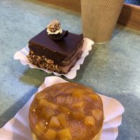 Coffee and cake. at Swing Kitchen - Operngasse in Vienna