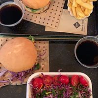 Cheesburgers  at Swing Kitchen - Operngasse in Vienna