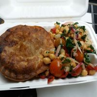 My Vegetable Tomato and Chickpea salad. Delicious  at Henry Saw in West Perth