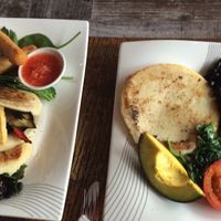 Arepas delight and the Exotik delight. Very delicious! at ExotiK in Newtown